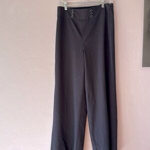 LOFT Elegant Wide Leg Trousers